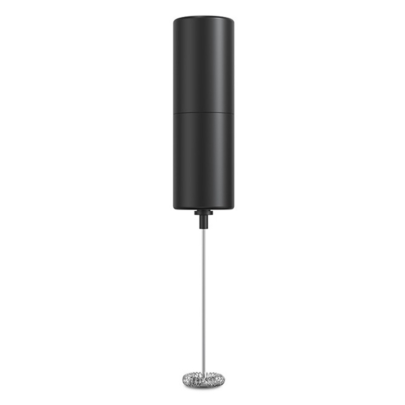 1 Piece Milk Frother Handheld Black Mini Coffee Mixer for Latte, Cappuccino, Matcha