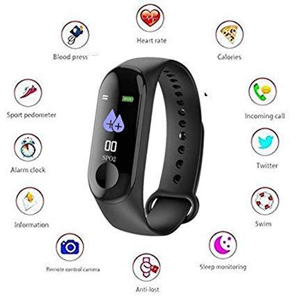 M3 Intelligence Bluetooth Health Wrist Smart Band Watch/Smart Bracelet (Original With Warranty)
