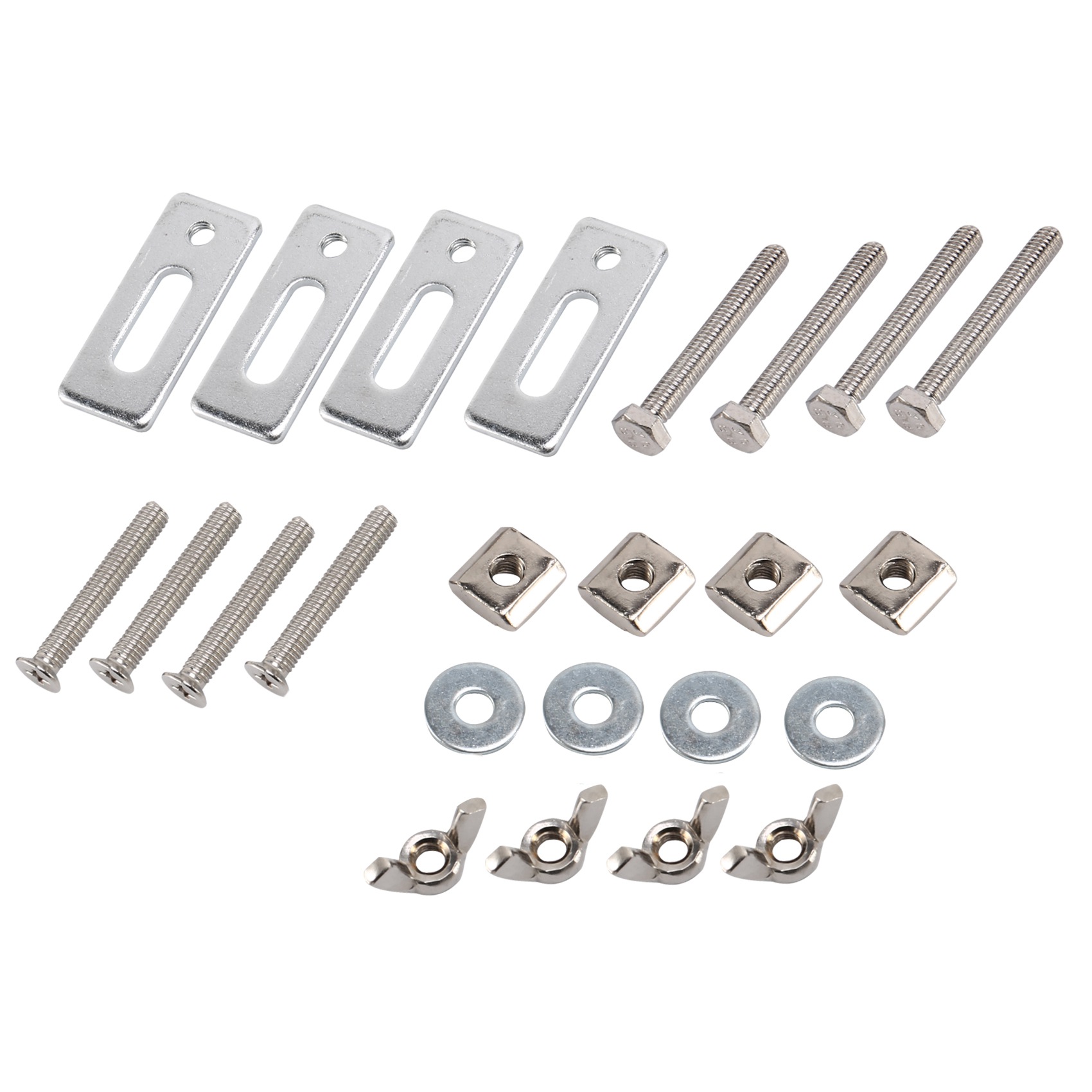 NAMUNY 4 Pack T-Track Clamp,Mini T Track Hold Down Clamps Kit Compatible with 3018-PRO,3018-PROVer,1810-PRO CNC Router Machine