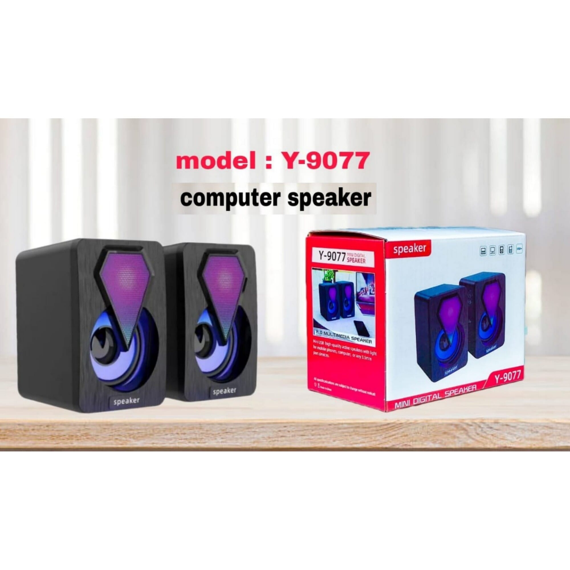 RGB Audio speaker portable gaming PC Home Audio & Speakers for Desktop laptops Computer speaker