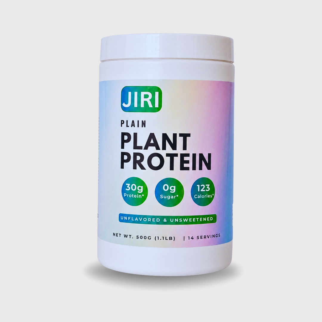 Jiri Nutrition Zero Sugar Plant Protein 500g - Vanilla Flavor Vegan Plant Protein