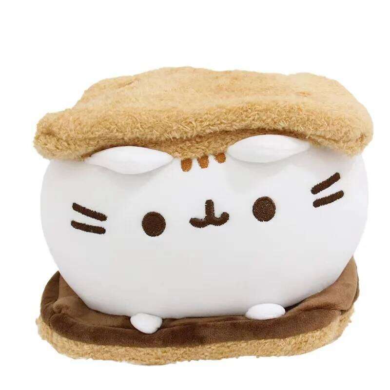15CM Cute Simulated Cat Doll Toy Stuffed Soft Animal Plush white Gray Kitten Pillow Kids Girls Birthday Gift Pet Toys Deco