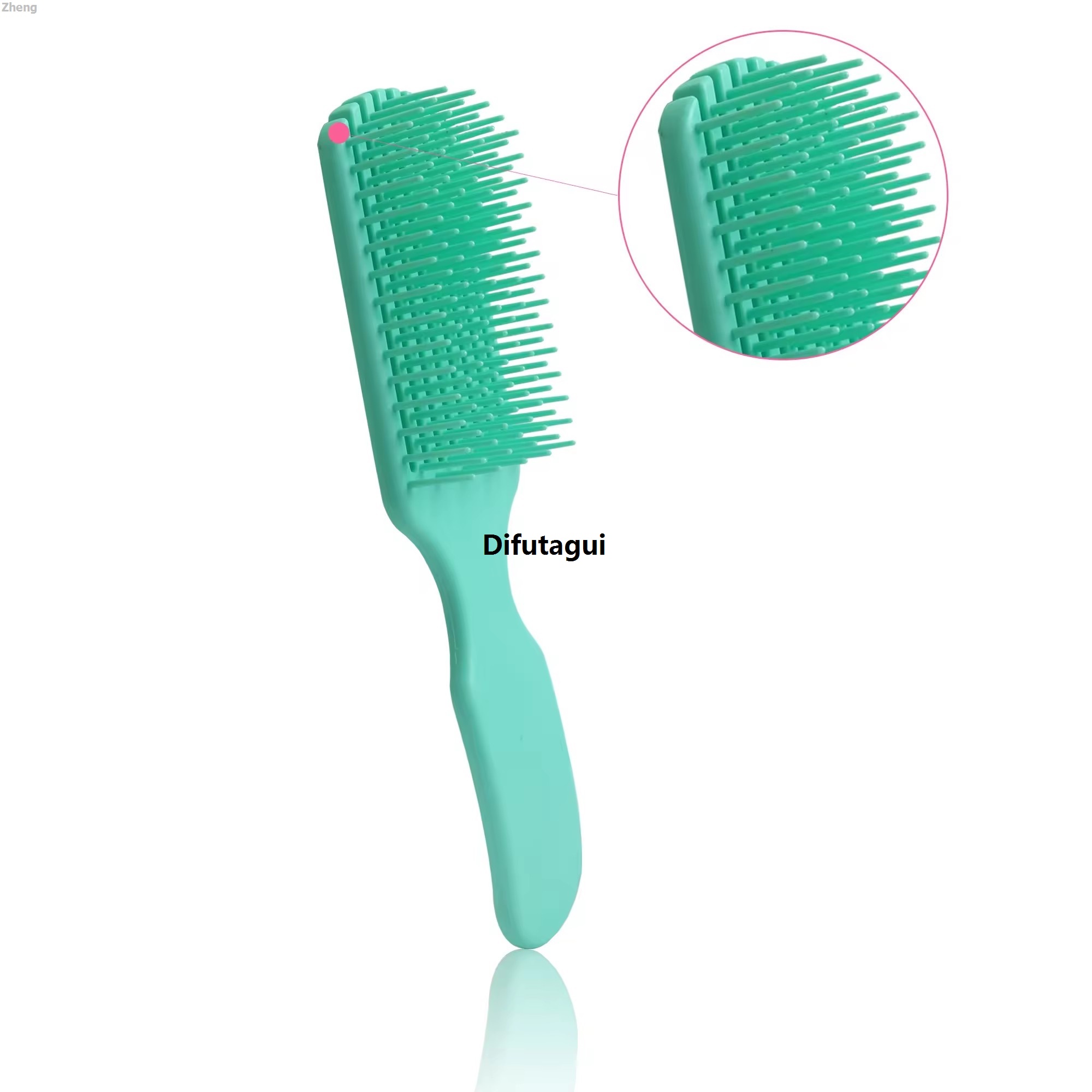 Difutagui Zheng Knotted hair, comb dry, thick long hair, hit New 2025 New style African American African hair, curly damp