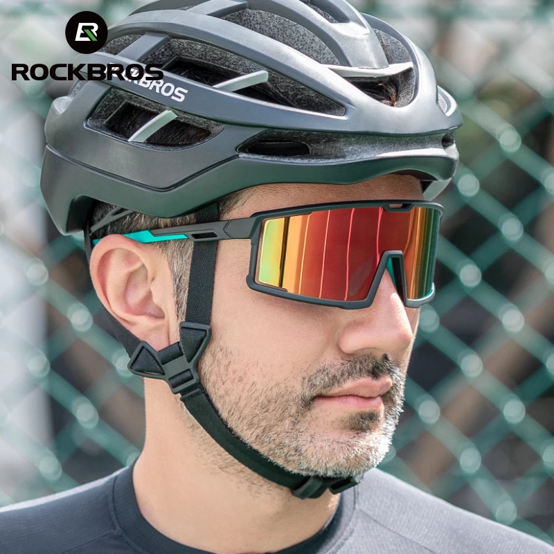 ROCKBROS Cycling Glasses Shades Ultralight Portable Polarized Sunglasses For Men Road Mountain Bicycle Eyewear Goggle