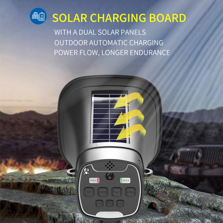 DV-680 Solar Megaphone Wireless Bluetooth Speaker
