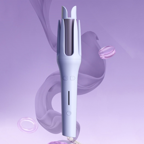 42W - 4 Speed Adjustable Temperature Control Ceramic Rotating Curling Iron Electric Rotary Automatic Hair Curler Wand with LED Display and 360 Degree Tangle Free Swivel Cord
