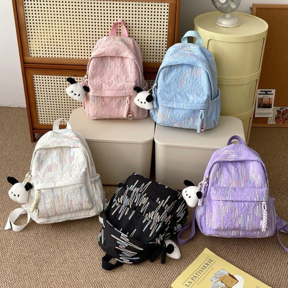 New Schoolbag Women Backpack Nylon Adjustable Travel Bag Large Capacity Girls Bookbag Outdoor