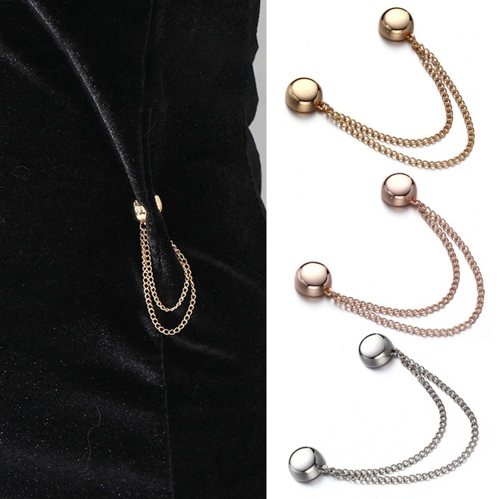 Crafts Exquisite Chain Brooch Buckle High Quality Alloy Strong Magnetic Brooch DIY Sewing Hooks Change Shorts Legs Buckle For Headscarf Shawl