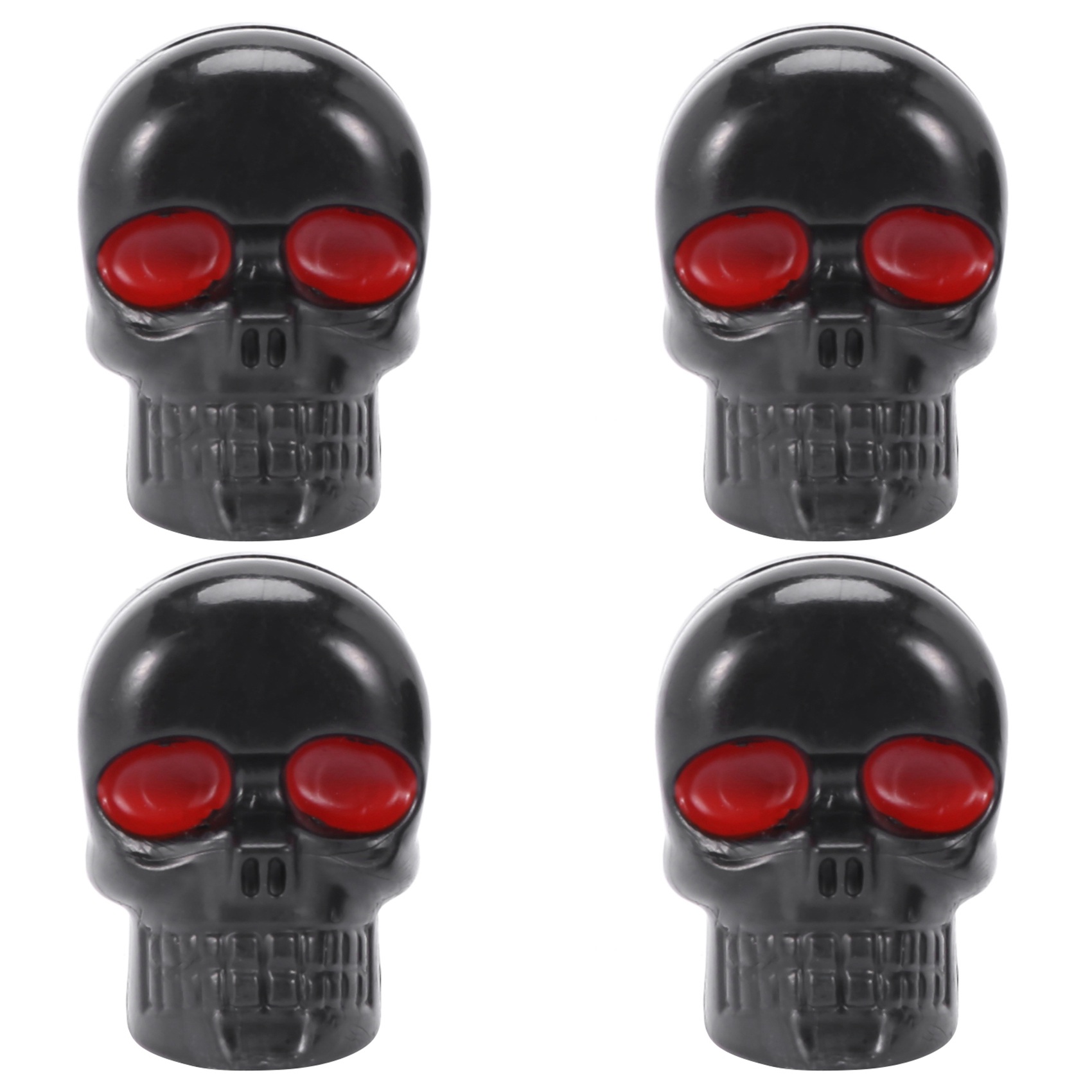 fasdaga 2 Pair Motorcycle Skull Number Plate Frame Screws Fitting Screw Black