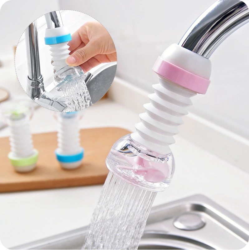 360 Degree Swivel Kitchen Faucet, Hand Washing Faucet Extender Rotating Faucet Aerator, Tap Water Sprayer