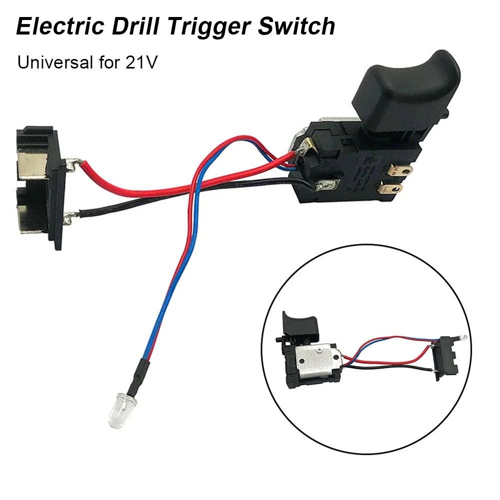 【A1a】1Pc 2026 New Electric Drill Dustproof Speed Control Push Button Trigger Switch DC Cordless Drill Switch