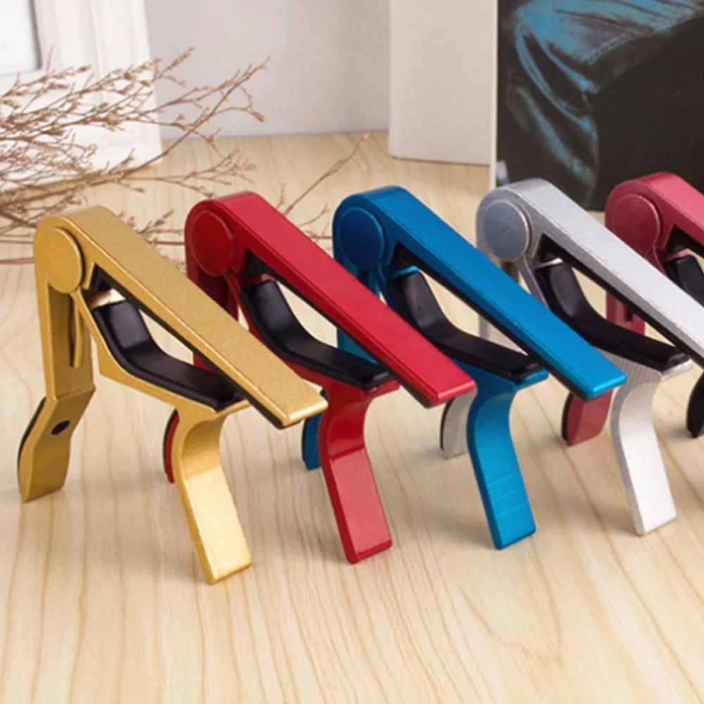 Aluminium Alloy Guitar Capo Quick Change Clamp Key Acoustic Classic Guitar Universal Capo Guitar Parts & Accessories