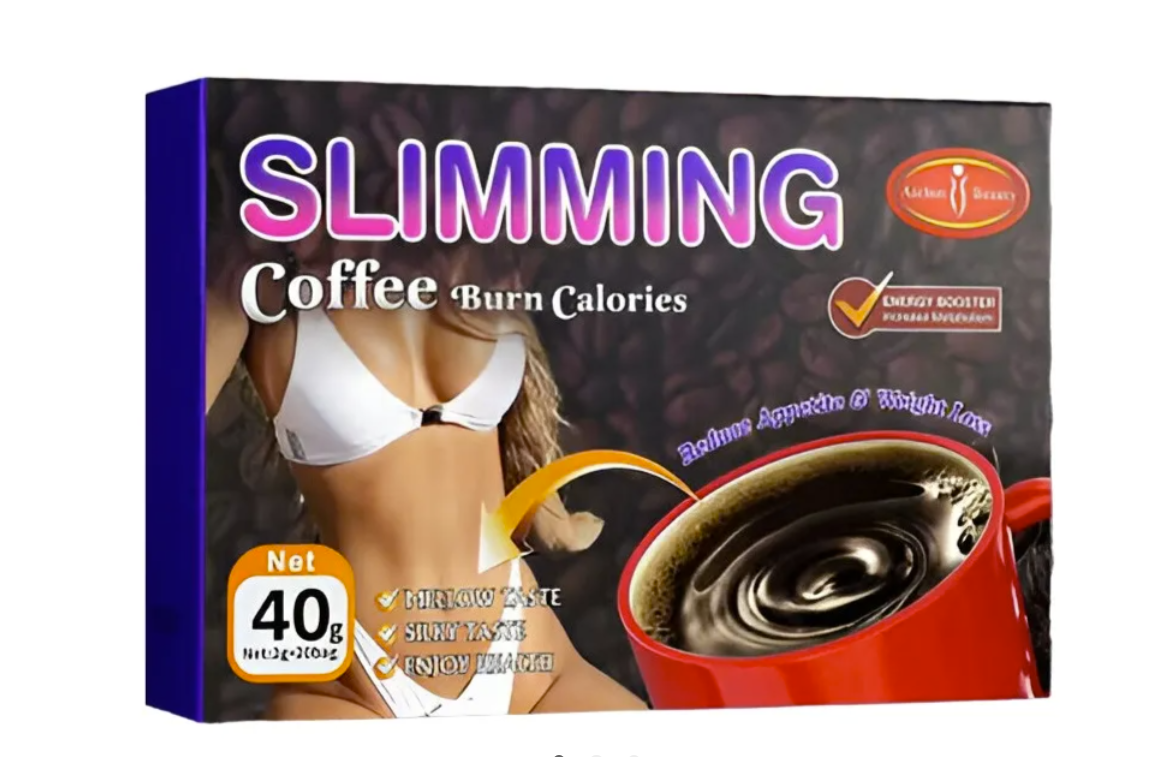 Aichun Beauty Weight Loss Slimming Coffee - Burn Calories, Boost Energy & Metabolism (40g | 2g × 20 Bags)