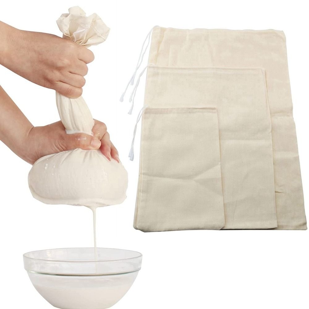 New Reusable Filter Strainers Bag Portable Straining Cheese Cloth Cold Brew Bags Tea Yogurt Coffee Nut Milk Bags