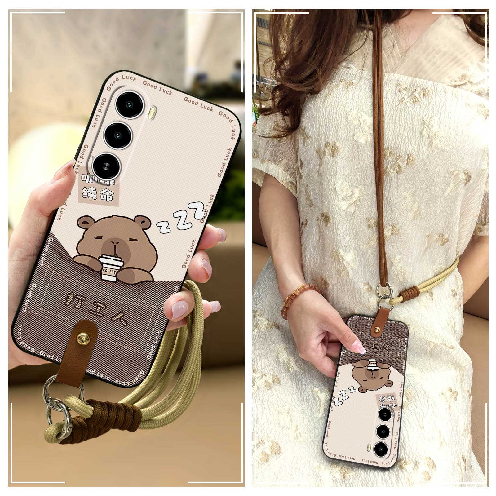 Waterproof Silicone Phone Case For OPPO Find X9 Cute Fashion Design Cartoon Full wrap Durable Graffiti Protective TPU