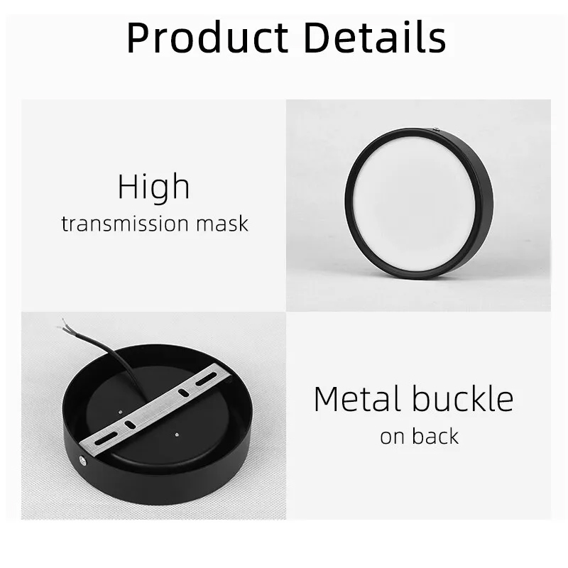 Vylon Led Downlight Surface Mounted Led Spot Light Lamp 220V 110V 5/10/15/25W LED Ceiling lights by electricity for Home Lighting
