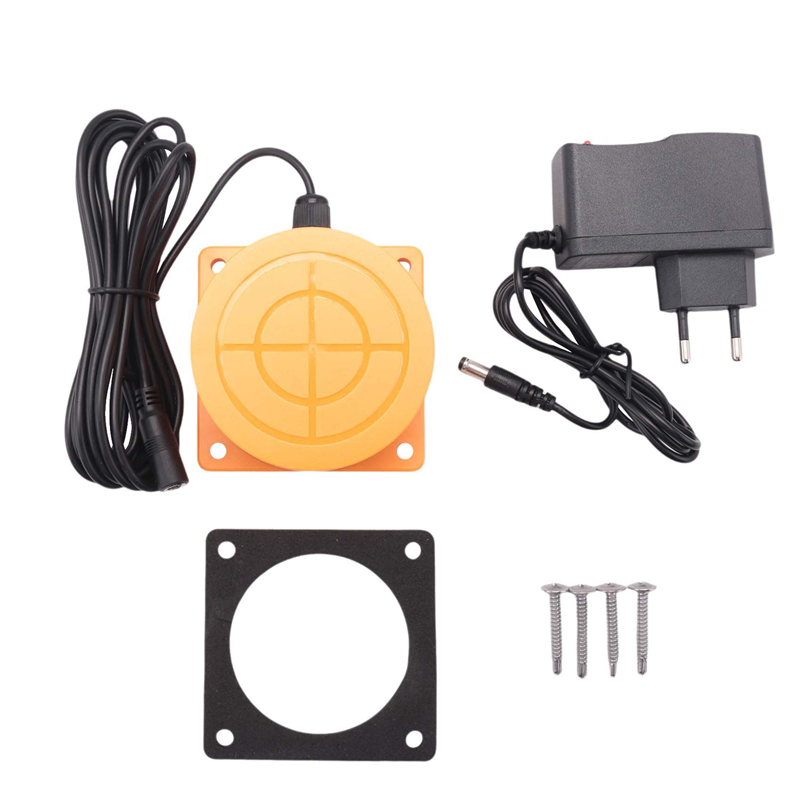 Tuya Smart Zigbee Ultrasonic Water Tank Level Monitor Sensor Real-Time Alerts App Control for IOS & Android EU Plug
