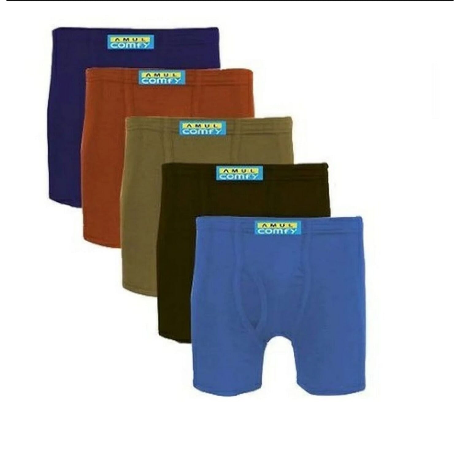 Linman Pack Of 5 Original Amul CSpecial omfy Men's Trunk Underwear