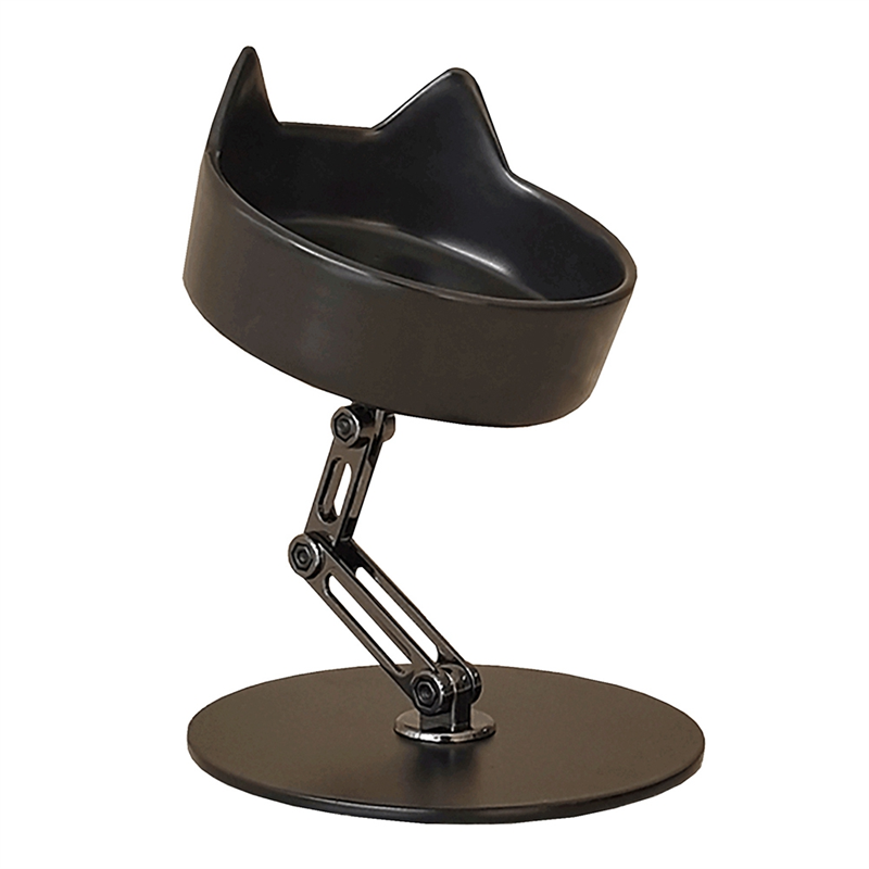 NAMUNY Pet Ceramic Bowls Cat Food Bowls Water Bowls Anti-Black Chin Anti-Knockover Bowls Pet Water Bowls