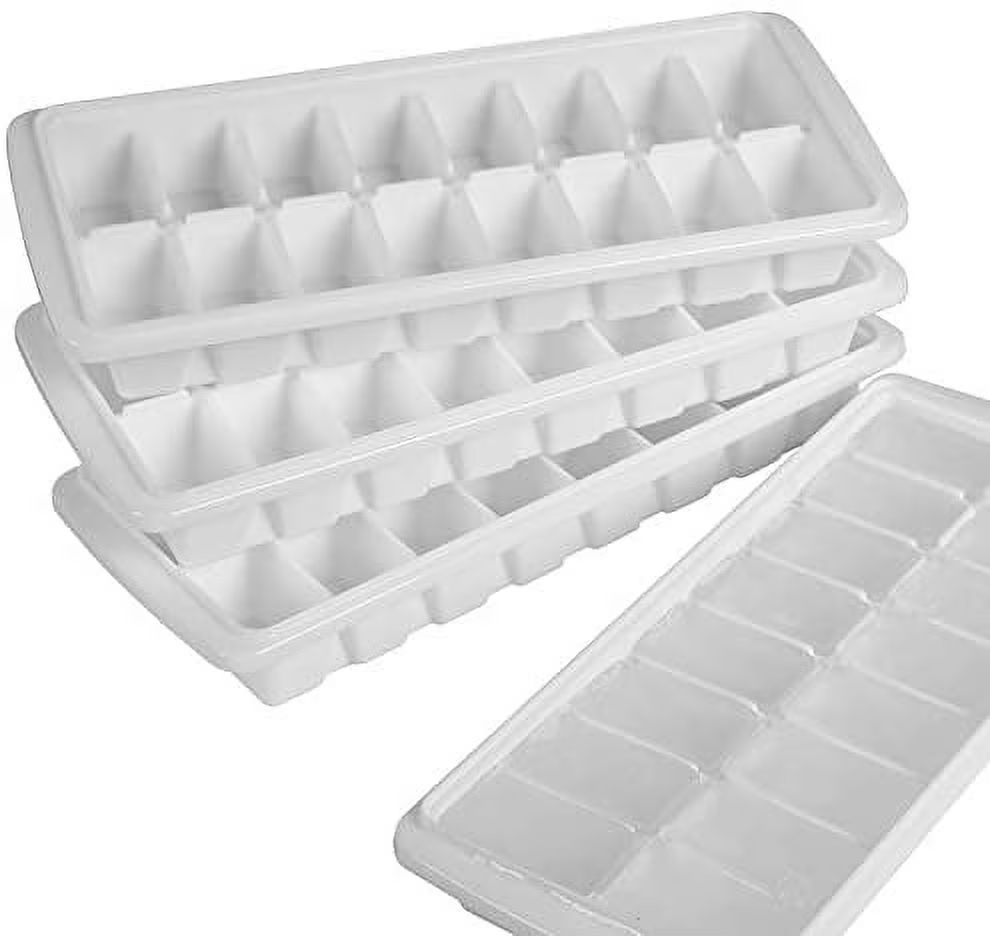 14 Piece Ice Cube Freezer Tray for Ice Balls Popsicles Kulfi and Frozen Treats