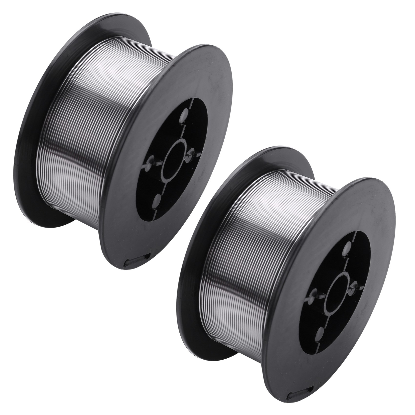 fasdaga 2X E71T-1C 500G Stainless Steel Gasless Mig Welding Wires 1.0mm Dia Solid Cored Accessories for Chemical Equipment