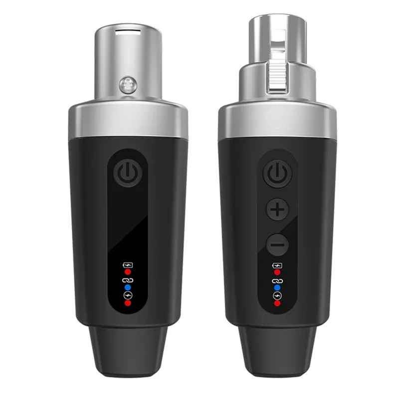 (GGBR) New XLR Adapter System Wireless Microphone Transmitter Receiver for Dynamic Microphone Guitar Audio Mixer PA System