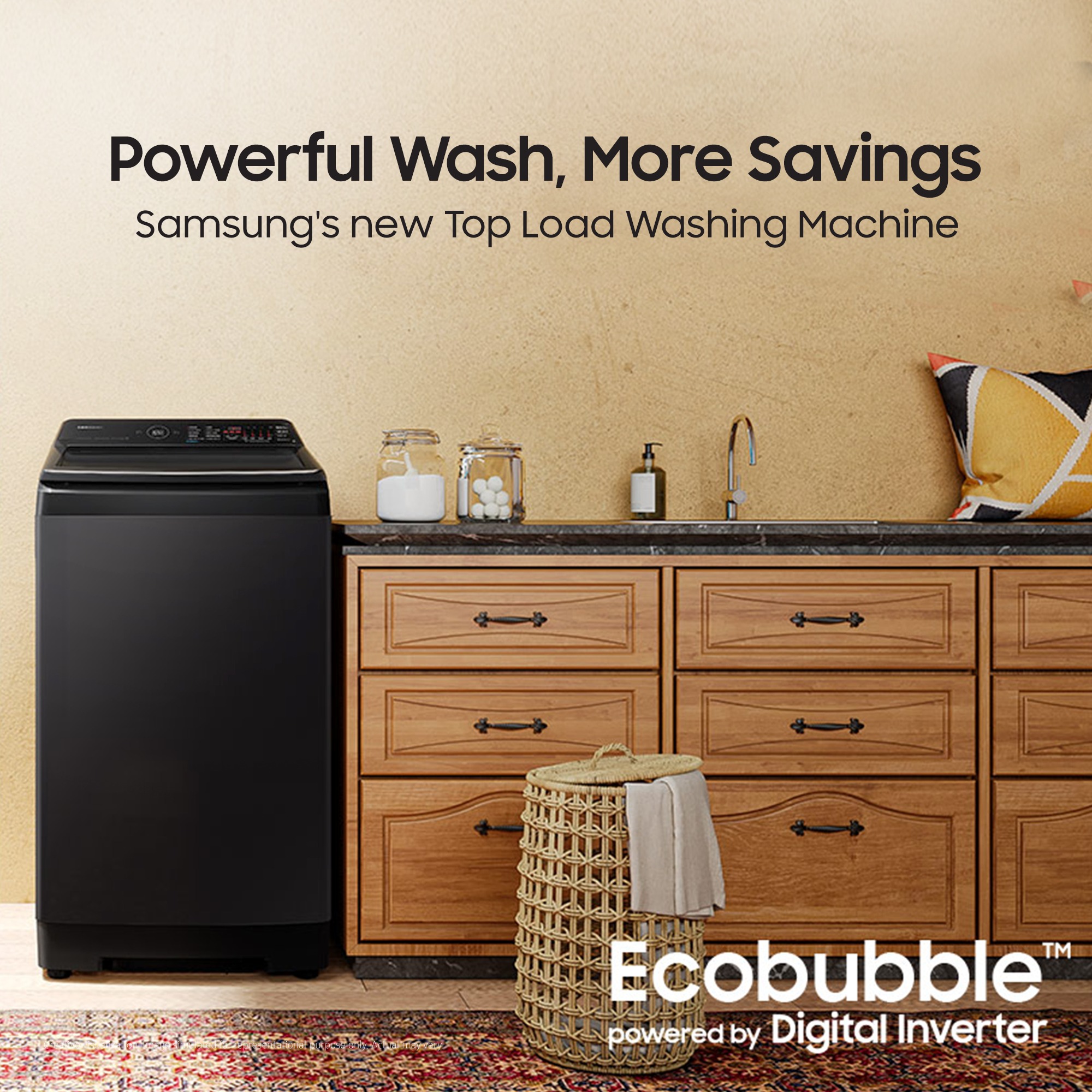 WA80F08S2BIM-8KG | Top Load Washing Machine with AI Wash and Super Speed