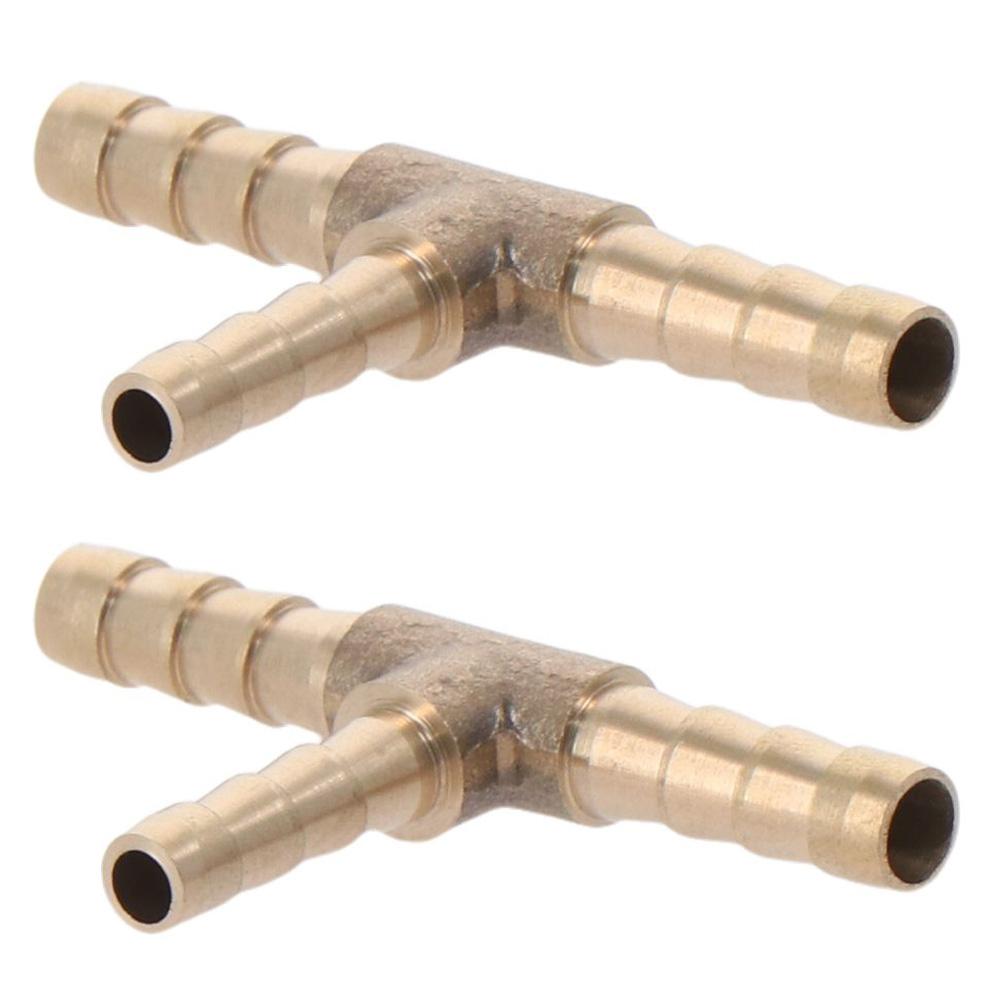 Tee Barb Fitting Brass Reducing Barb Hose Fitting Tee T Shape 3 Ways Fitting Air Gas Water Fuel