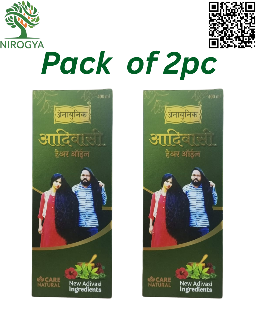 Adivasi Hair Oil 400ml Pack Of 4pc