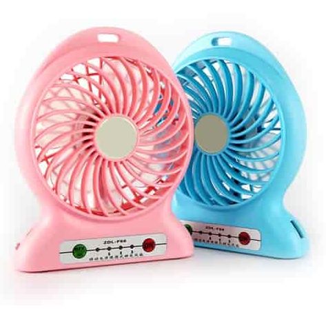 Protable Mini Rechargeable Fan Combo 2 Pcs Set
