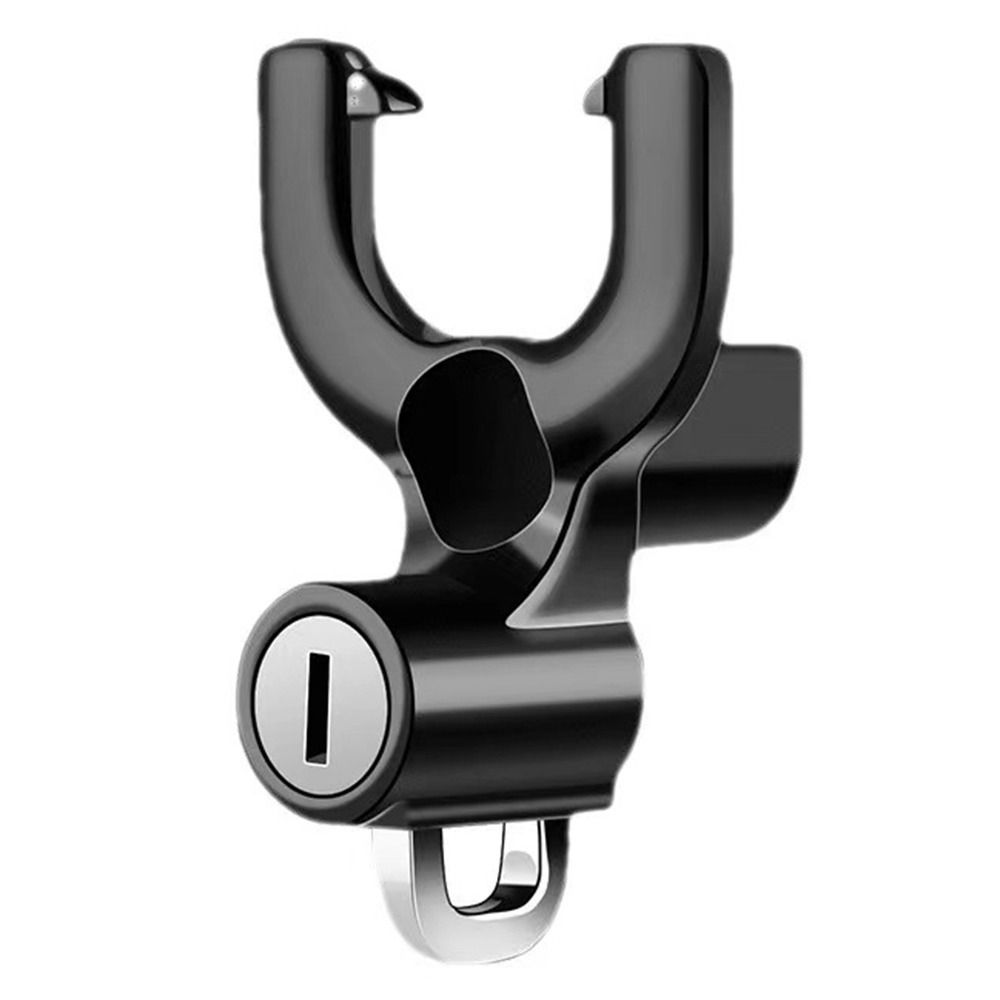 Bicycle Accessories 2 in Motorcycle Helmet Lock Waterproof Helmet Anti-theft Safety Lock Handlebar Storage Aluminum Alloy Motorcycle Hanger Outdoor