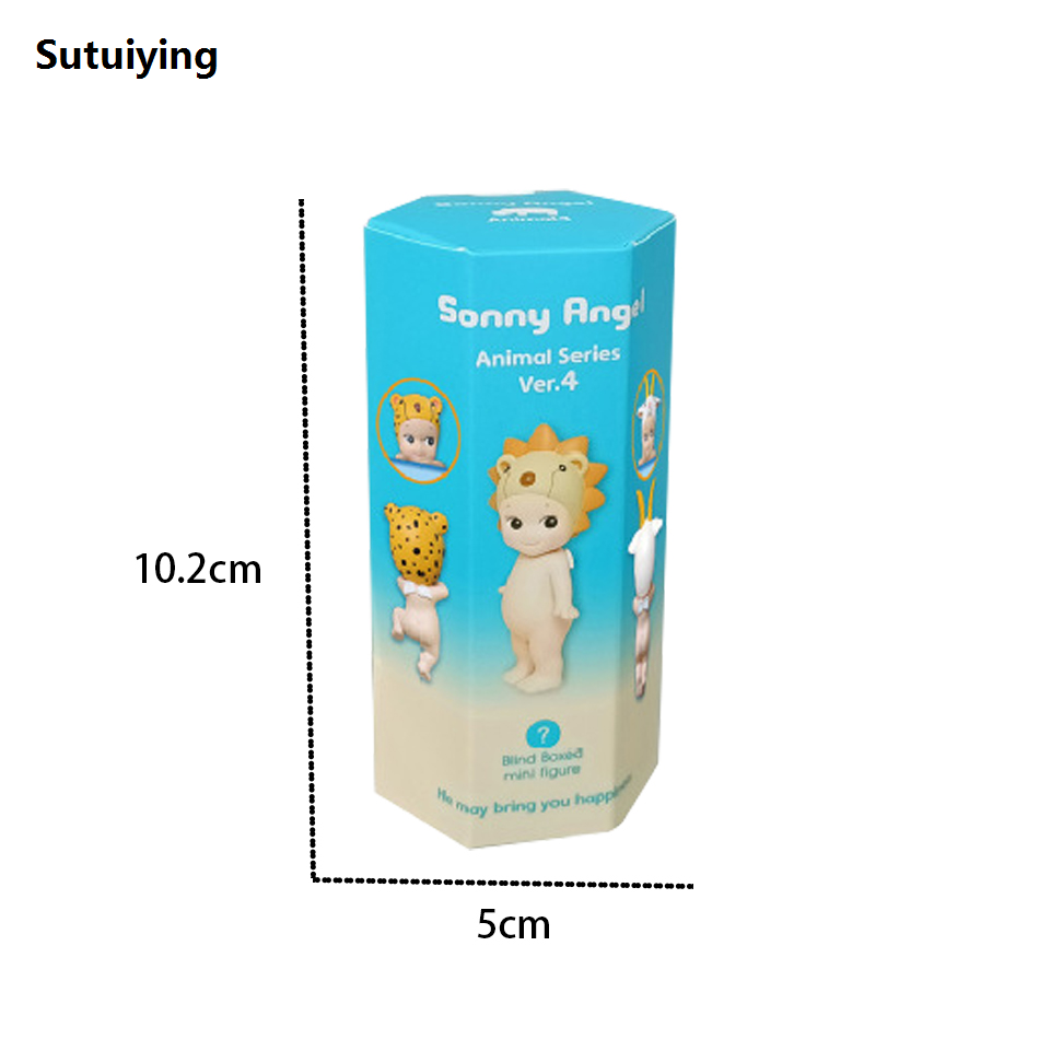 Sutuiying 12Pcs Sonny Angel Harvest Series Fruit And animal Anime New style Figures Ornaments Dolls Fans Children Gift Random 1Pcs
