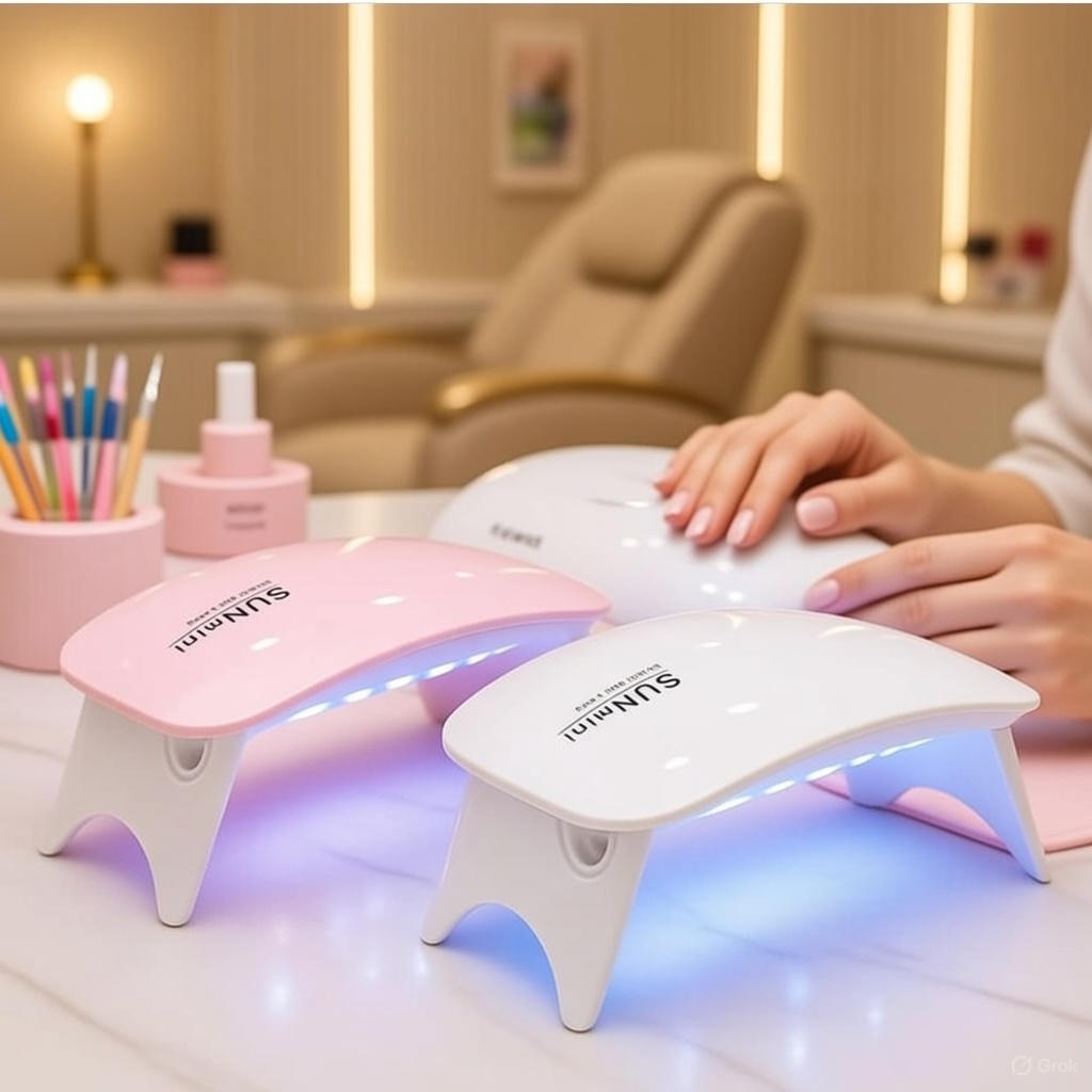 Mini USB LED UV Nail Lamp - Portable Gel Nail Polish Dryer for Home & Salon Use