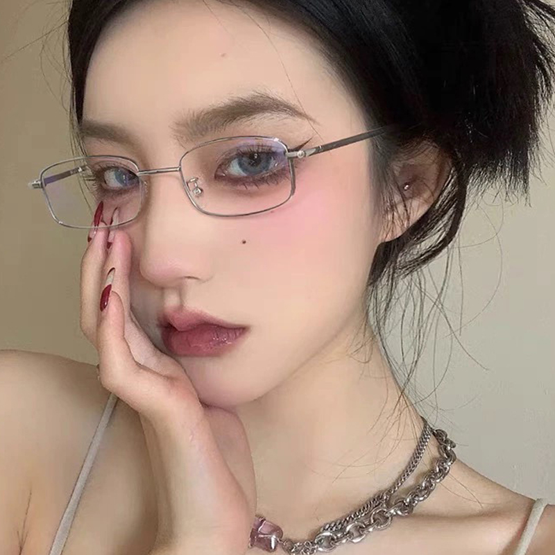 Linman Retro Classic Rectangular Small Frame Glasses For Women Men Ultra Portable Light Clear Reading Spectacle Blue Light Blocking Eyewear YINGYING