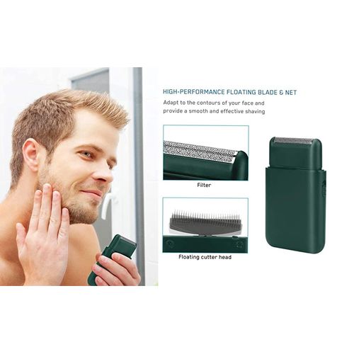 VGR V390 Professional Electric Ultra Thin Shaver Reciprocating Blade USB Charging
