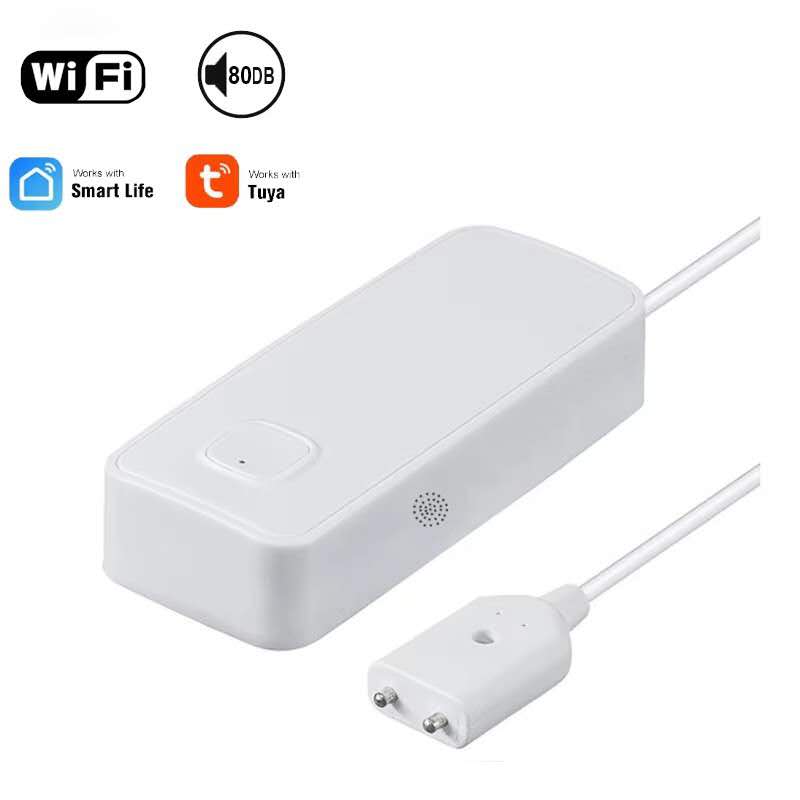 Tuya Smart WiFi Water Sensor Flood Leak Detector with Smart Life APP Alert Home Security Overflow Protection