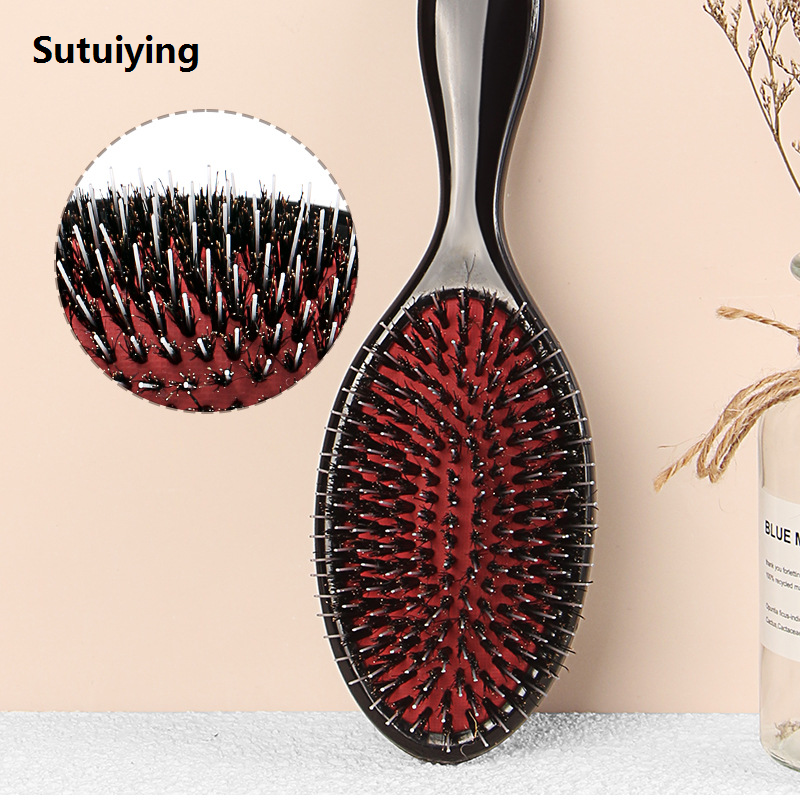 Sutuiying YUNTE Barber Salon Hair Brush Hairdressing Detangling Combs Head 【2025 Version】 Scalp Massager Comb Women Haircut Hairbrush Accessaries