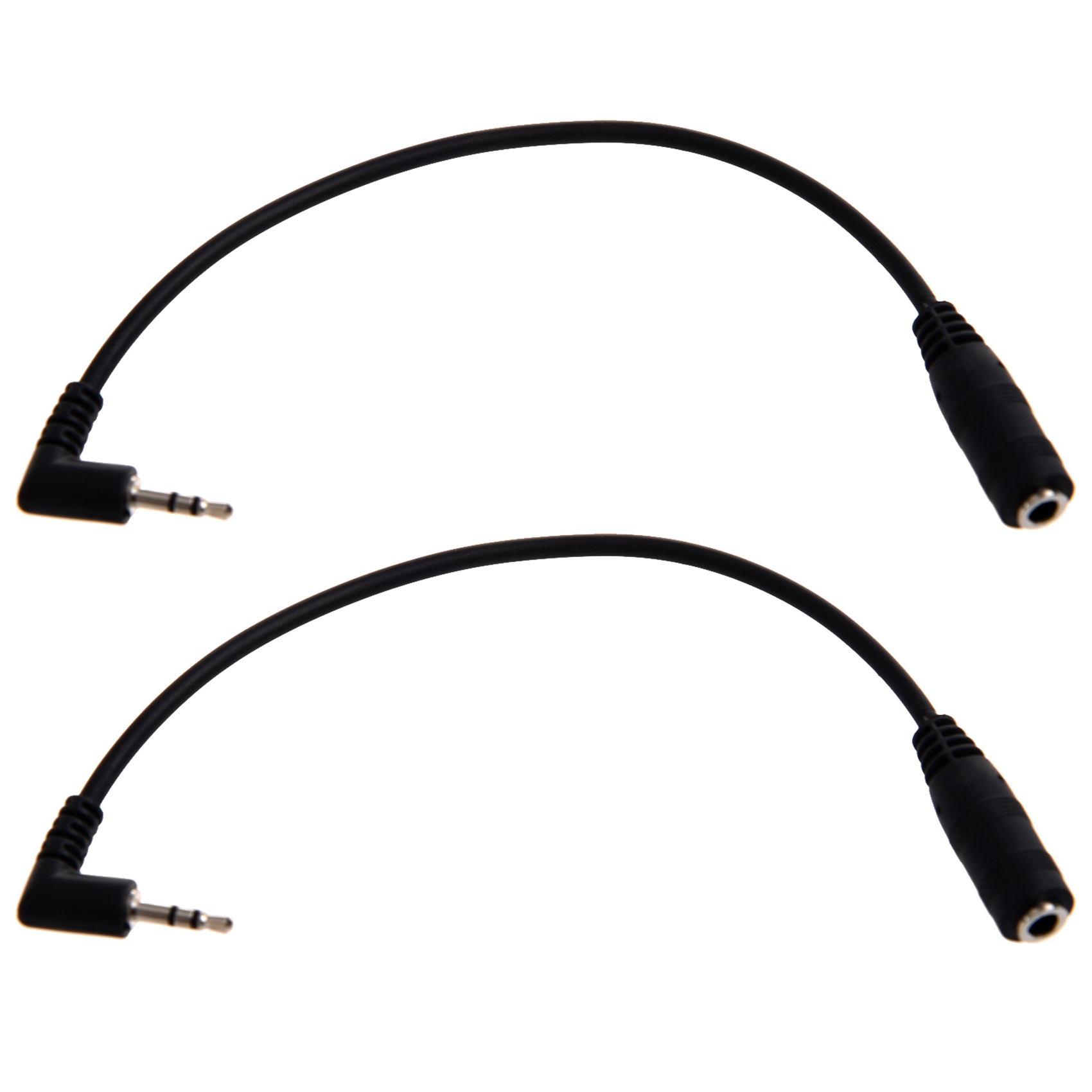 (GGBR) 2pcs 2.5mm (Male) to 3.5mm (Female) Stereo Audio Jack Adapter