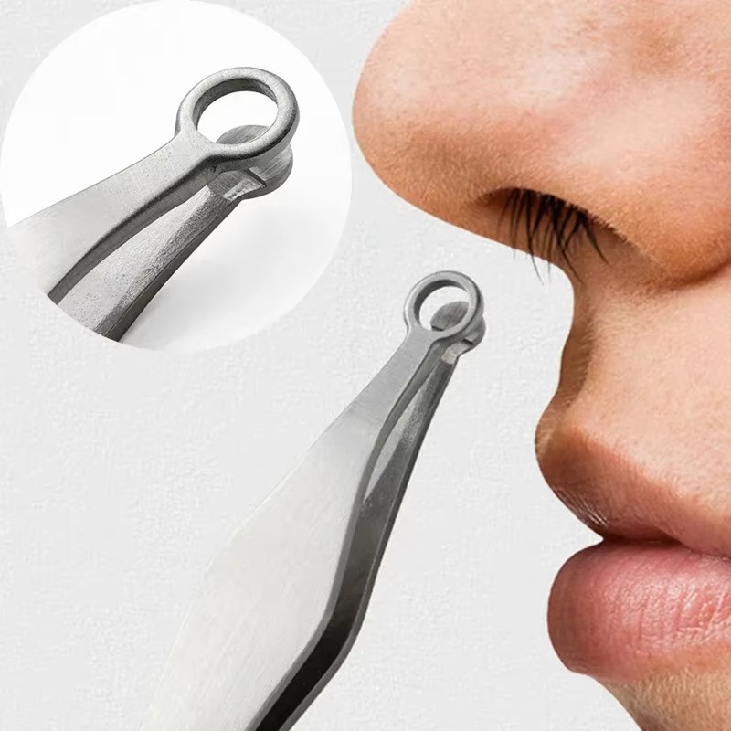 Maange Stainless Steel Eyebrow Nose Hair Cut Manicure Facial Trimming Makeup Scissors Trimmer MAG90022