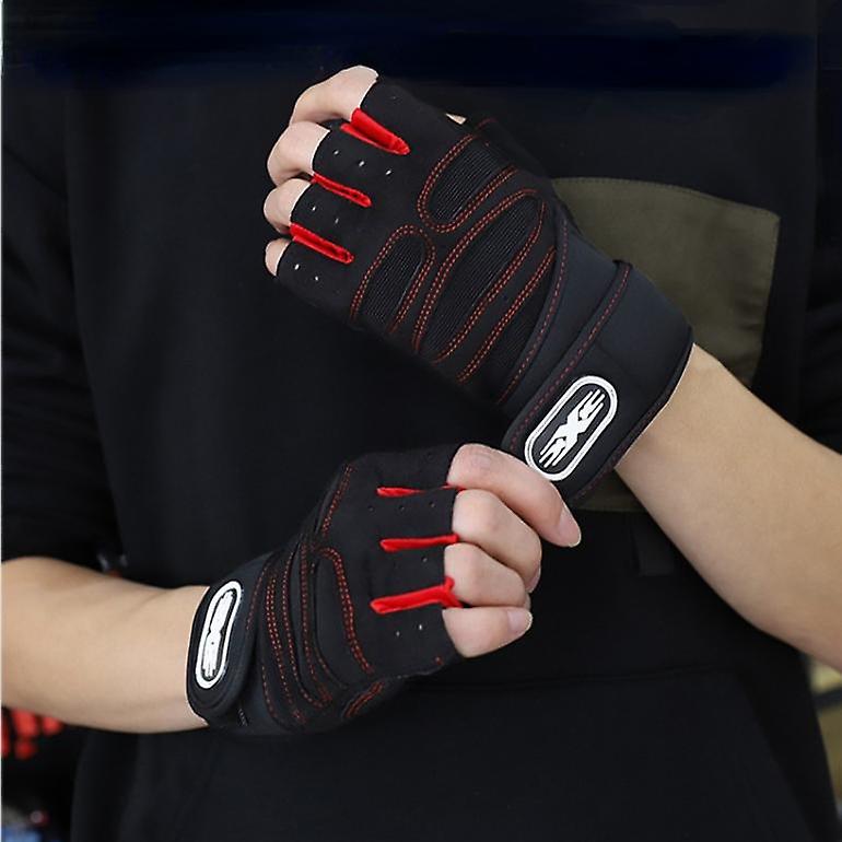Gym Gloves Fitness Weight Lifting Gloves Body Building Training Sports Exercise Cycling Sport Workout Glove For Men Women