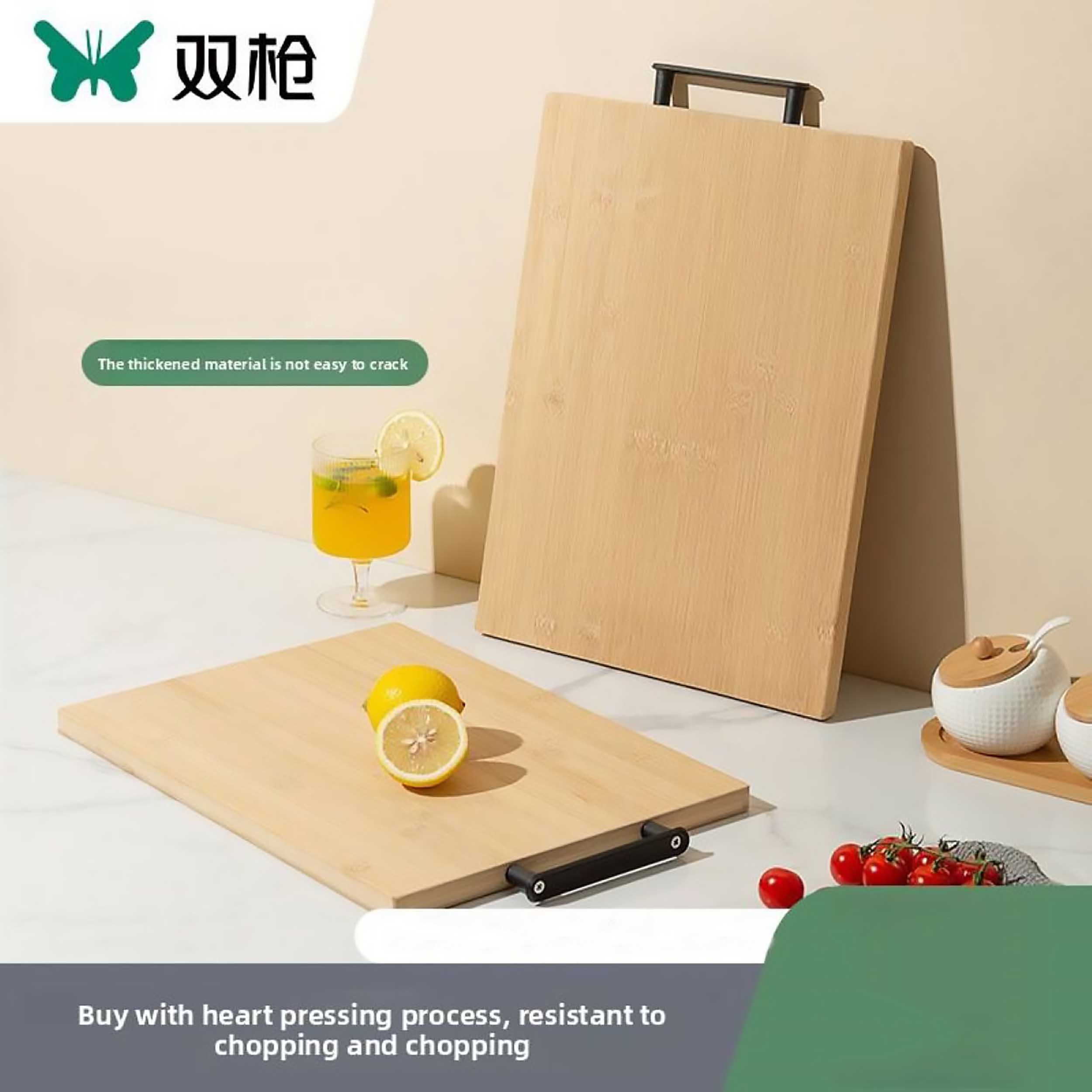 Premium Large Bamboo Wooden Chopping Board - Eco-Friendly 30x40cm Cutting Board for Kitchen, Restaurant & Home Use