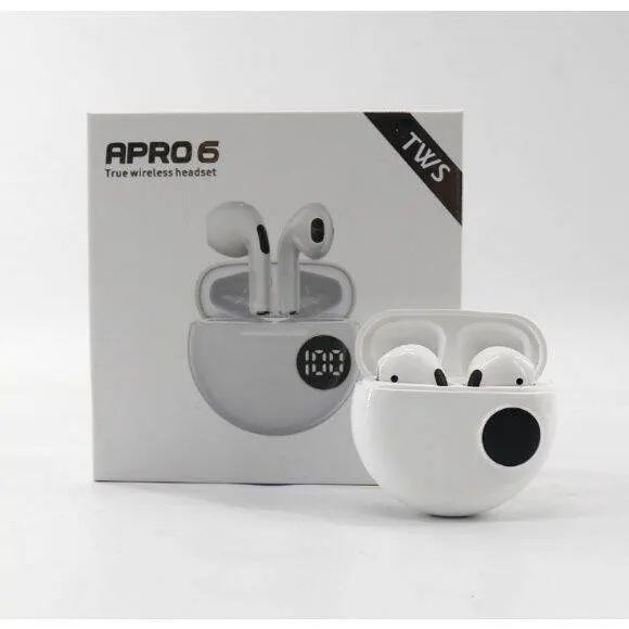Apro6 Earbuds TWS Bluetooth Supeer Sound