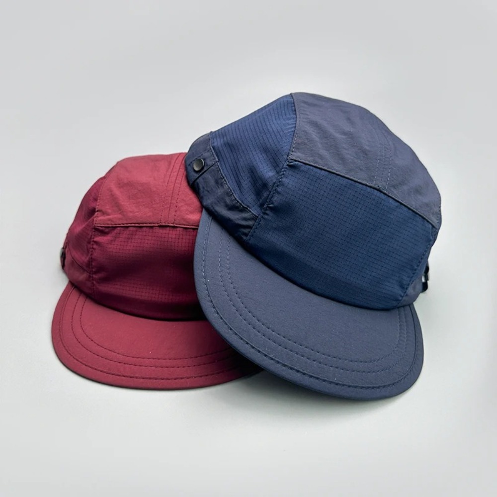 Linman New Short Brim Baseball Hats Breathable Quick-Dry Sales promotion Camping Hat Sun Protection Adjustable Sunscreen Cap
