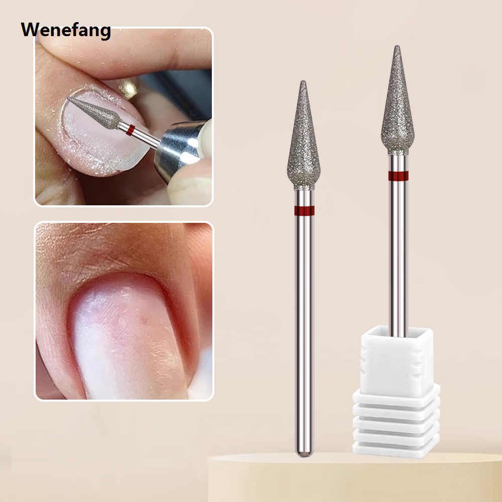 Wenefang 1Pc Nail Drill Bits Machine Pedicure Manicure Foot Cuticle Clean New Tools Nail File Grinding Head Nail Art Tools Accessories Polish