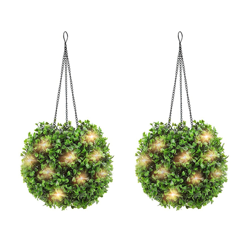 OUMERY 2X Solar Lantern Hanging Lights Outdoor Waterproof Outdoor Solar Garden Lights Decor for Yard Porch Tree Fence Patio