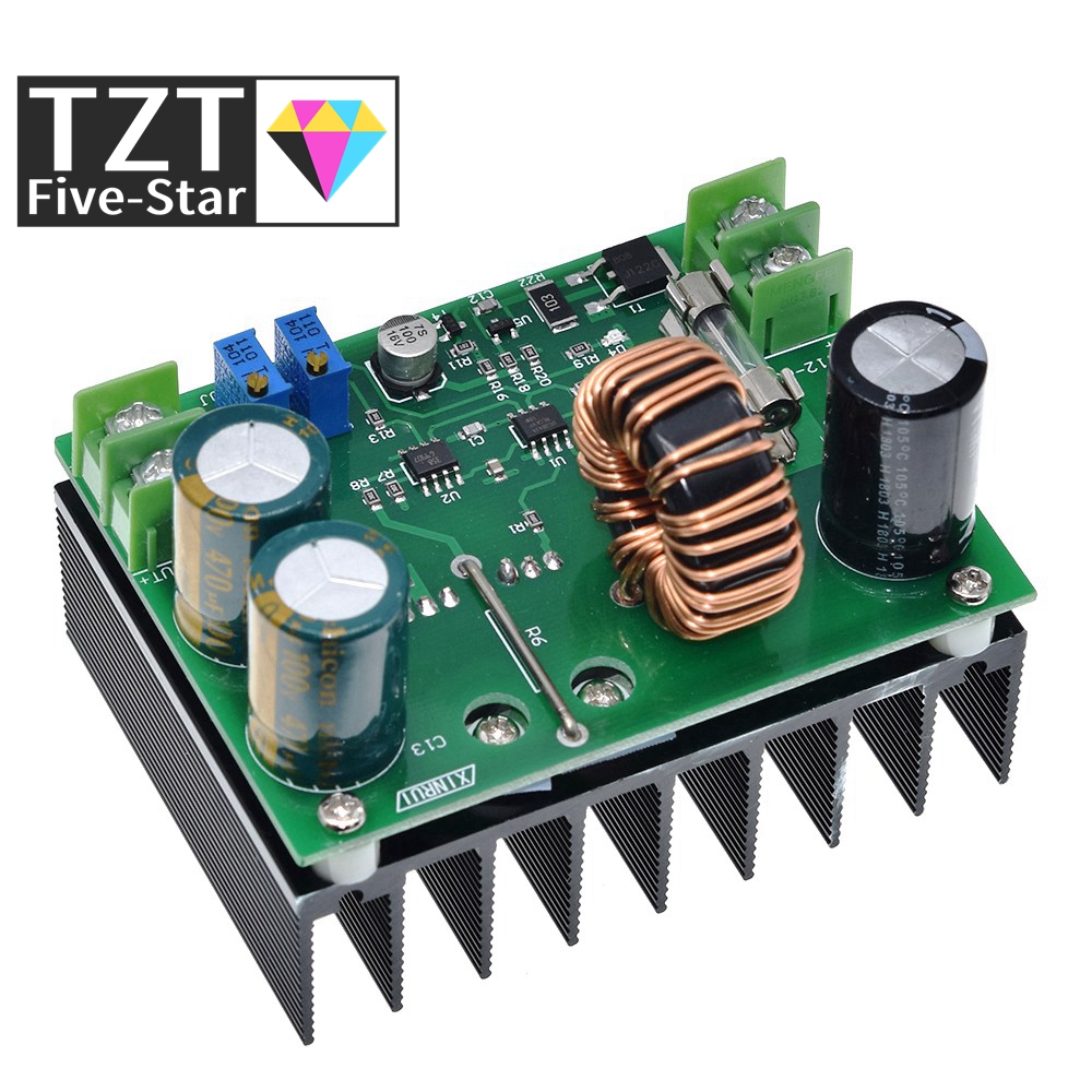TZT 600W Boost Module Power supply DC-DC step up Constant Current Voltage 9v-60V to 12v-80V 48V 72V Booster converter