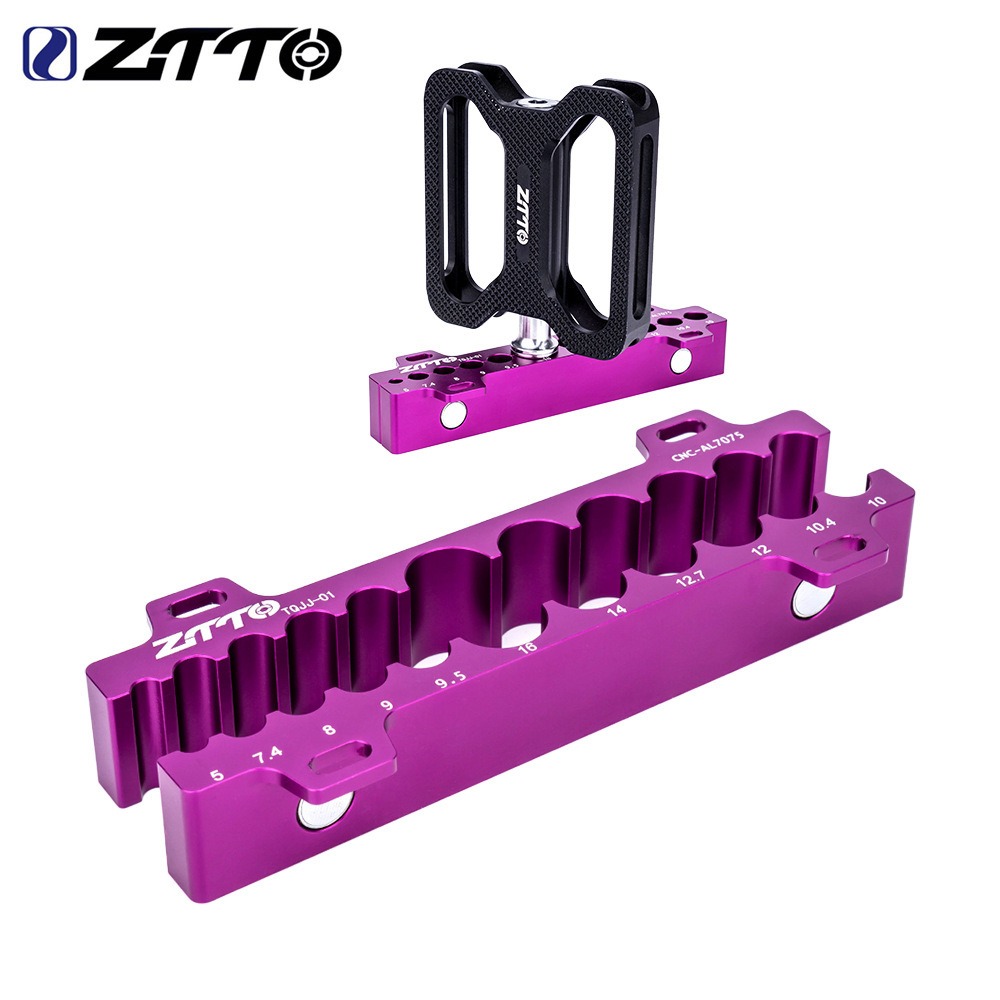 Durable ZTTO Bike Table Vise Insert Clamp Tool Aluminum Multifunction Fixtures Bicycle Jaw Vice Worktable Bench Bicycle Repair Tools Bike Hub MTB Fork