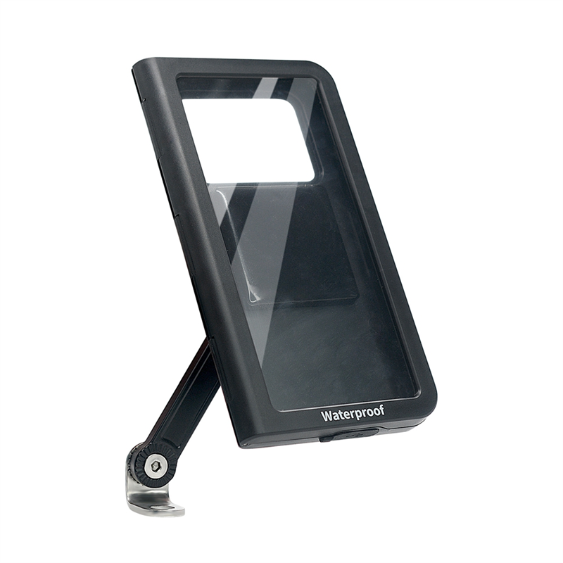 Phone Holder Motorcycle Bicycle Waterproof Case Rearview Mirror Mount Base Touch-Screen Scooter Phone Holder