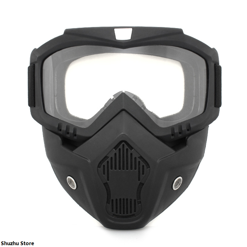 Linman Shuzhu StoreSpecial Vintage Harley Motorcycle Face Mask Cycling New Goggles Harley Mask Windproof Mirror Dirt Bike Sports Helmet Mask