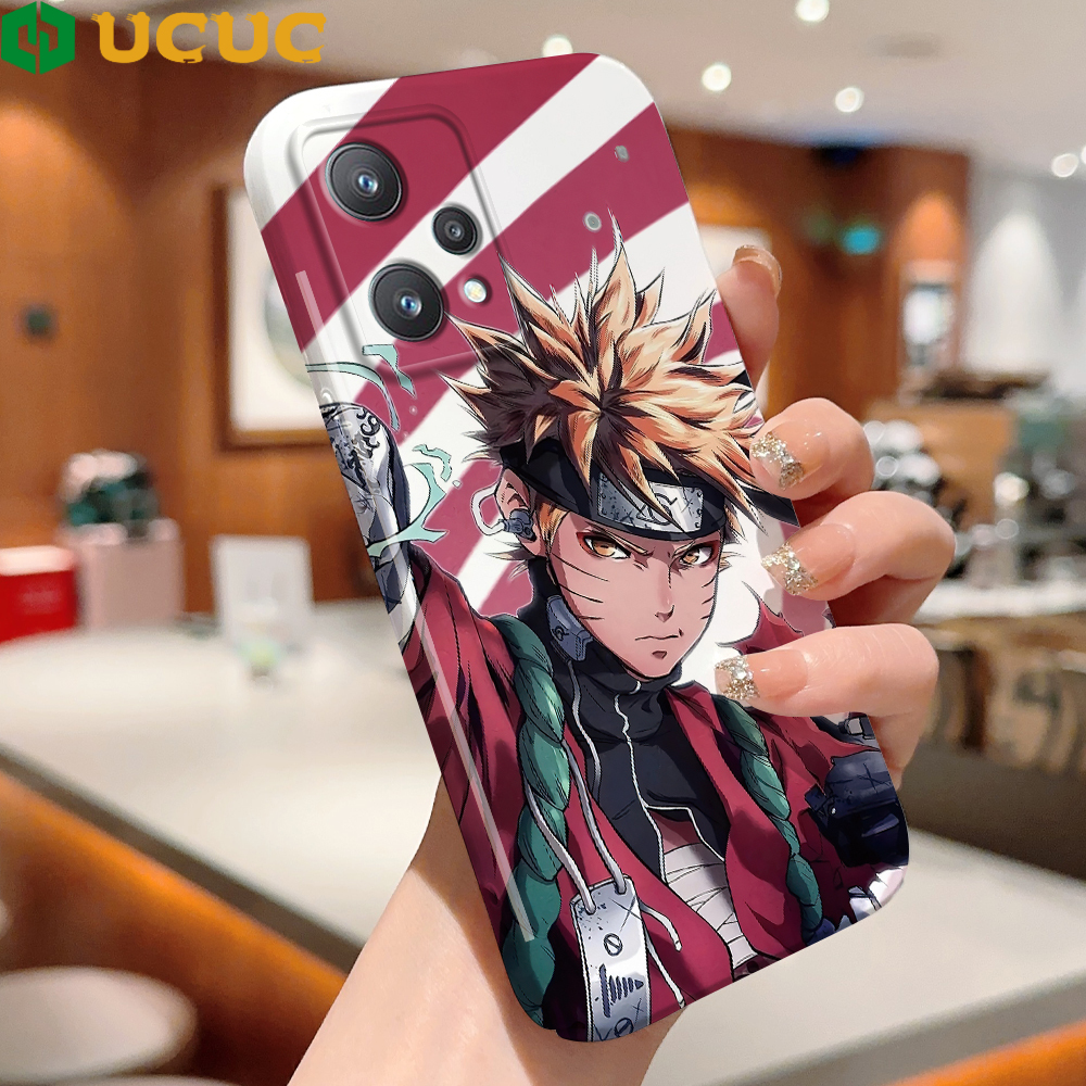UCUC for Realme 9 Pro / OnePlus Nord CE 2 Lite 5G Back Cover Anime Naruto Luxury Glossy Hard Plastic Phone Cases